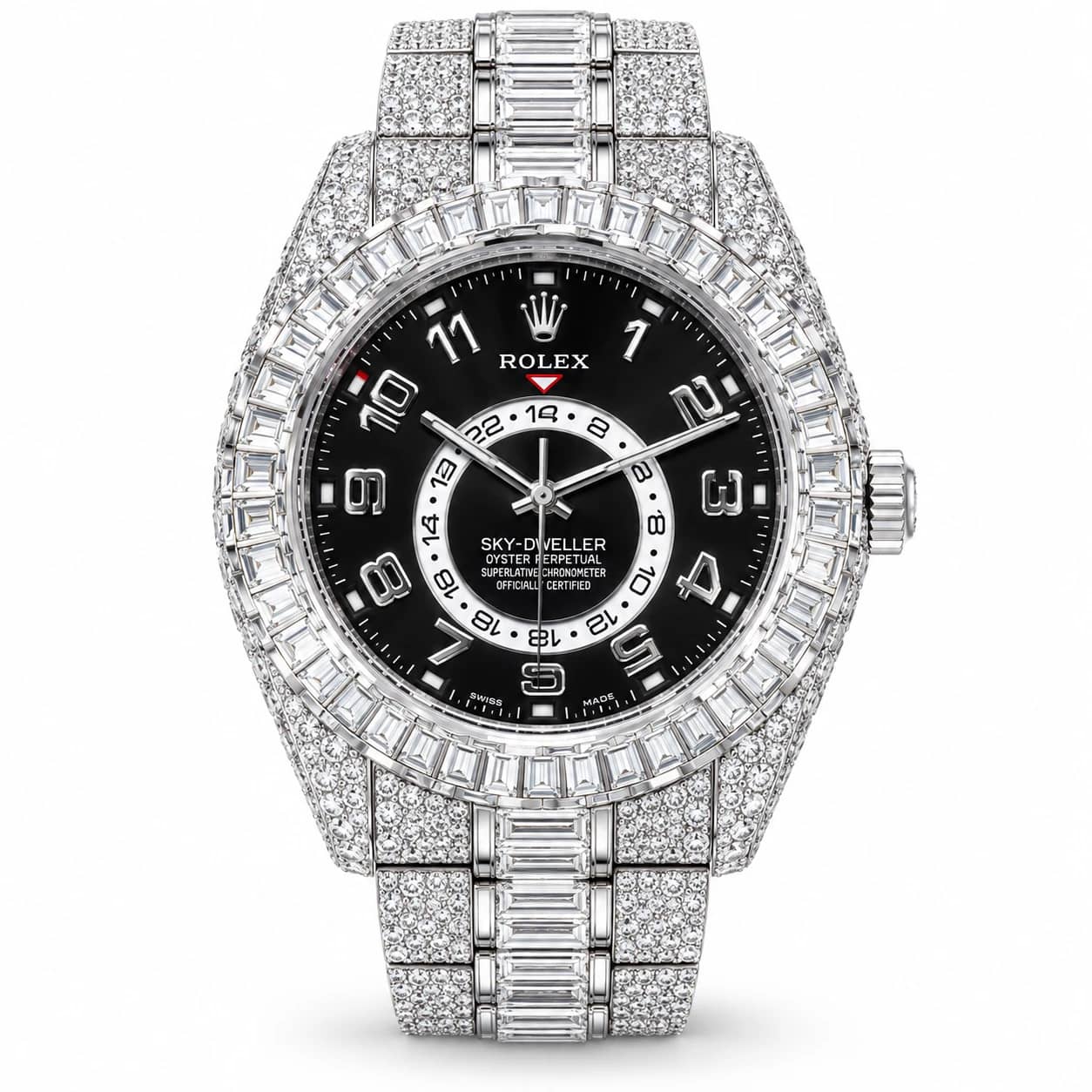 Rolex Sky-Dweller Diamond Black Dial by Fabulla Diamonds Co.