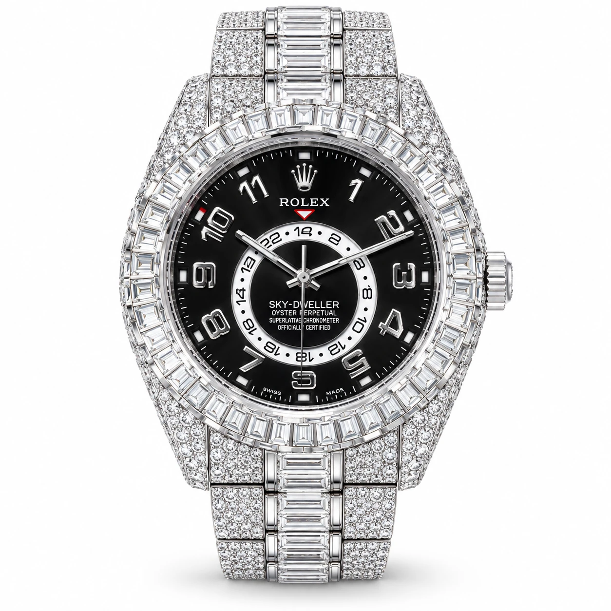 Rolex Sky-Dweller Diamond Black Dial by Fabulla Diamonds Co., view 1 of 4